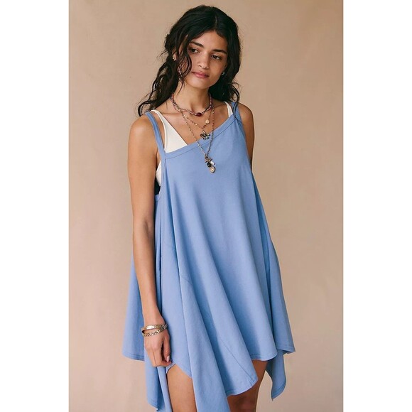 Free People Free-est Alexandra Tunic Top Asymmetrical Sleeveless Cotton S 280516 - Picture 3 of 8